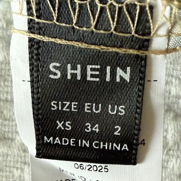 SHEIN Tropical Palm Tree Maxi Dress Halter Neck Resort Wear Size XS - Picture 7 of 7